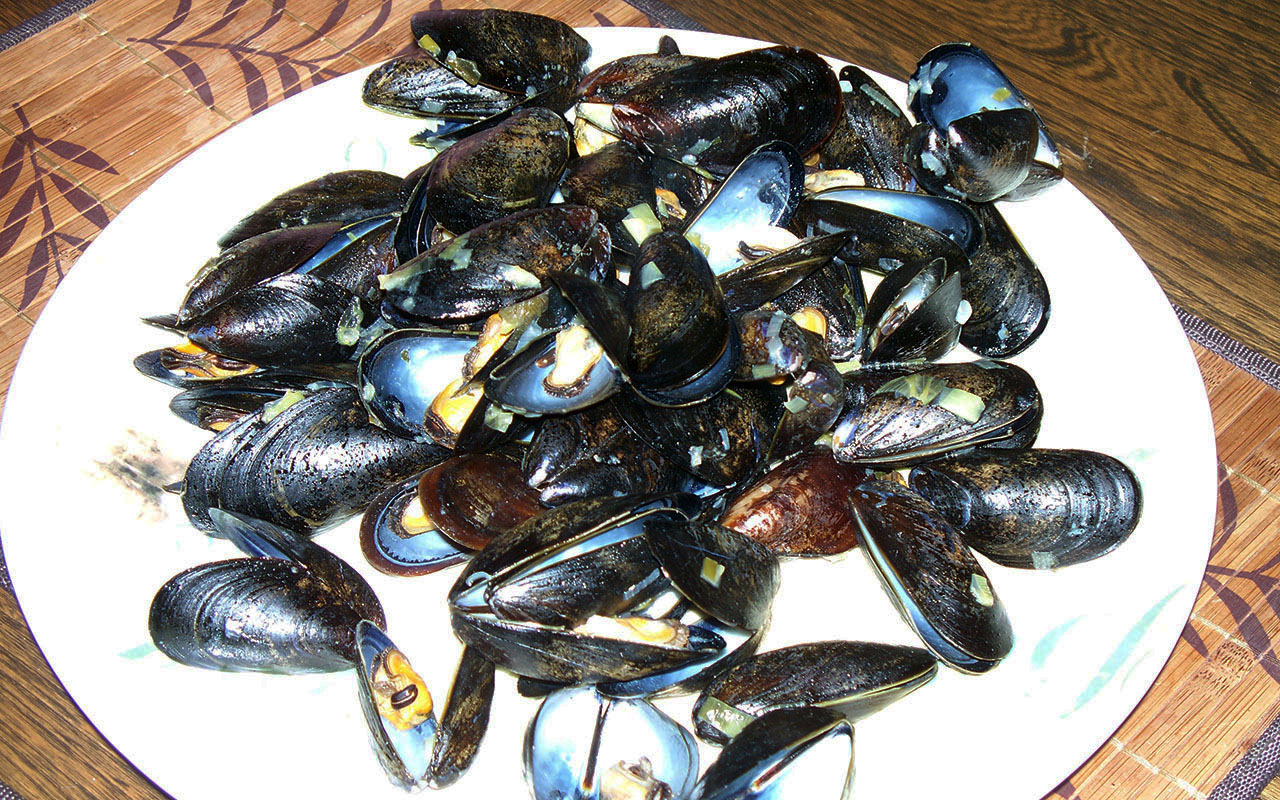 Moules au vin blanc