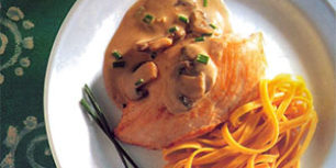 Sauce onctueuse aux champignons